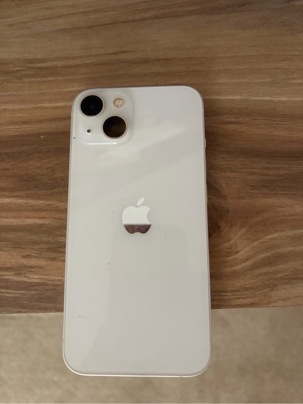 Apple iPhone 13 White Dual-Camera Glass Back Smartphone